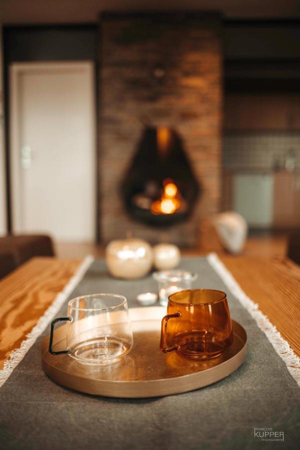 Villa Le Noir Flohay 30 Pers - Malmedy, Vue, Wellness Exterior foto
