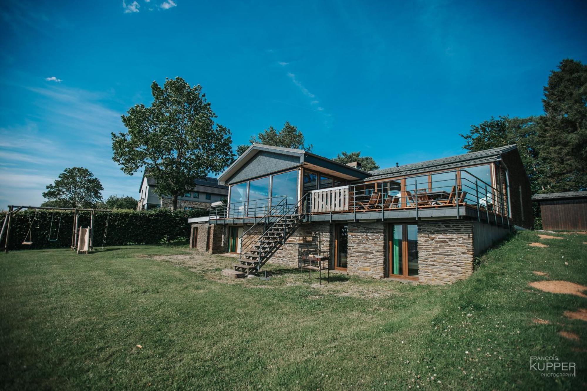 Villa Le Noir Flohay 30 Pers - Malmedy, Vue, Wellness Exterior foto