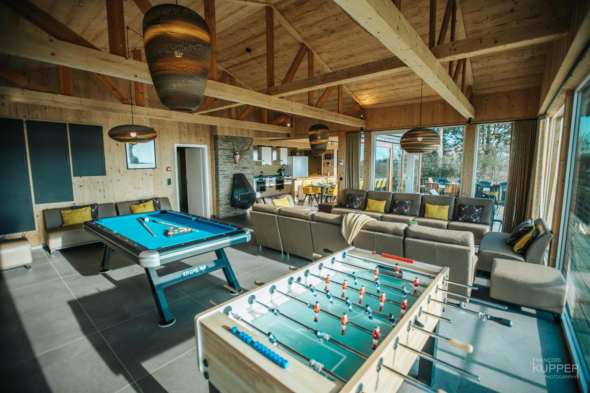 Villa Le Noir Flohay 30 Pers - Malmedy, Vue, Wellness Exterior foto