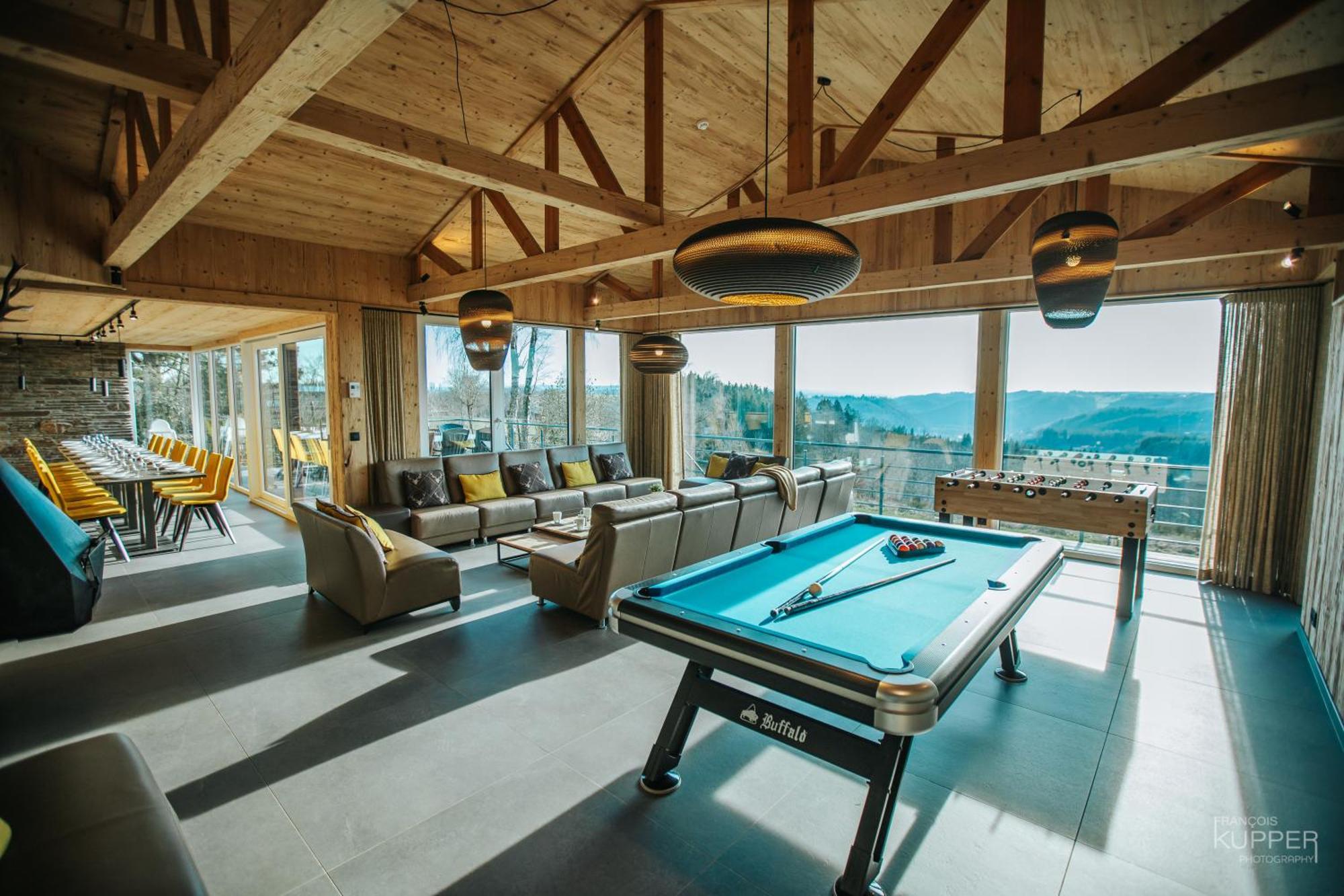 Villa Le Noir Flohay 30 Pers - Malmedy, Vue, Wellness Exterior foto