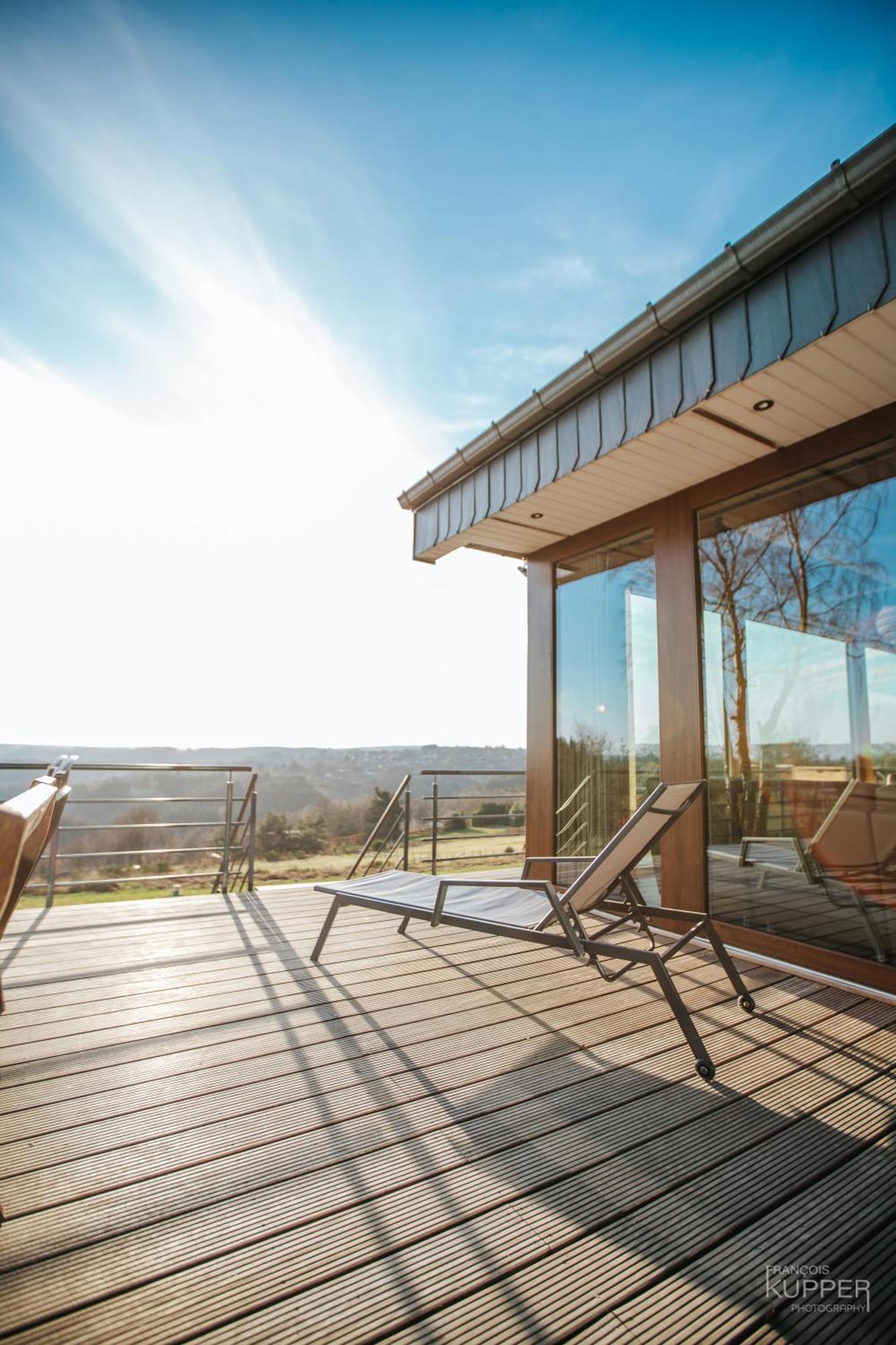 Villa Le Noir Flohay 30 Pers - Malmedy, Vue, Wellness Exterior foto