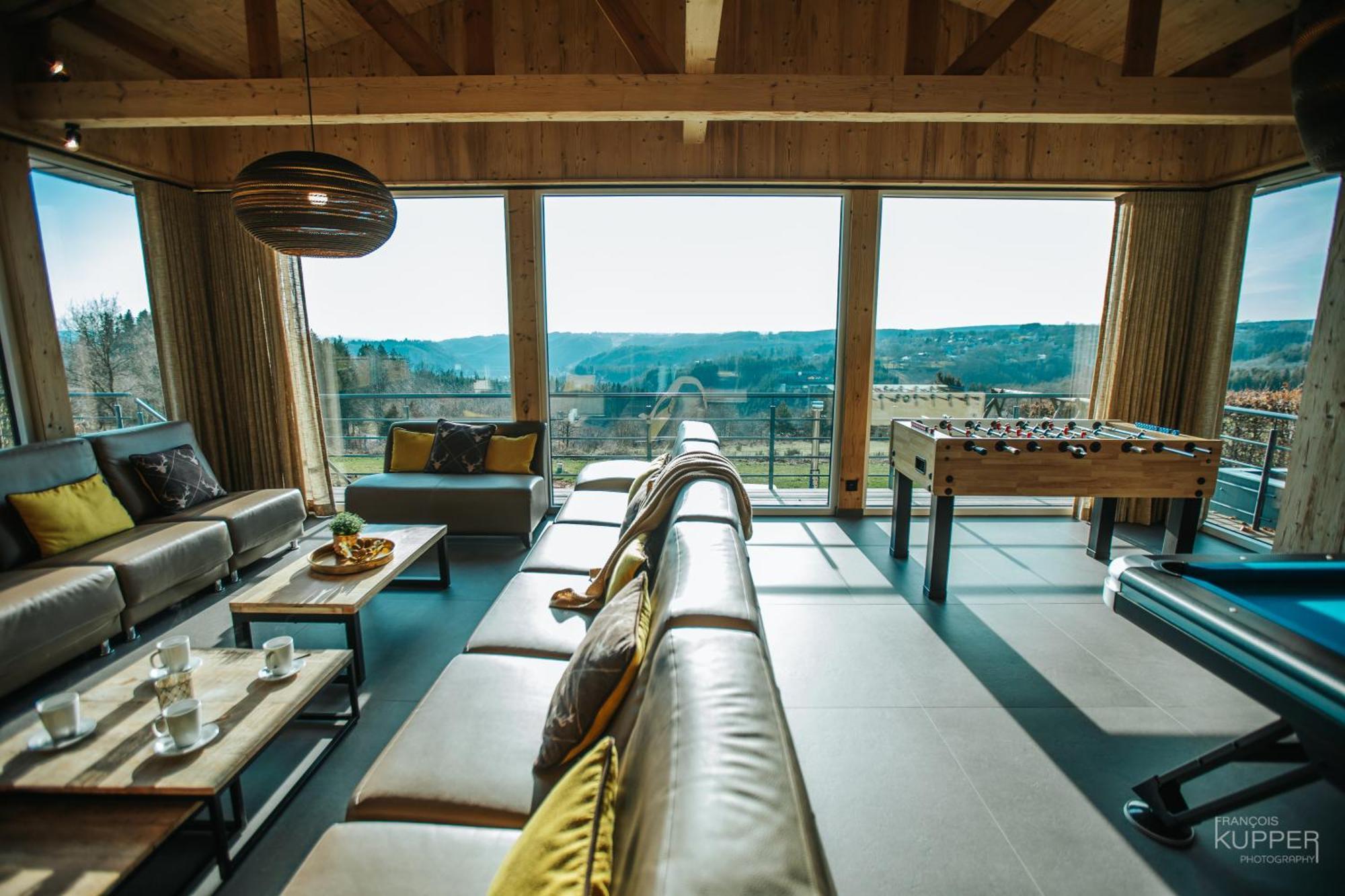 Villa Le Noir Flohay 30 Pers - Malmedy, Vue, Wellness Exterior foto