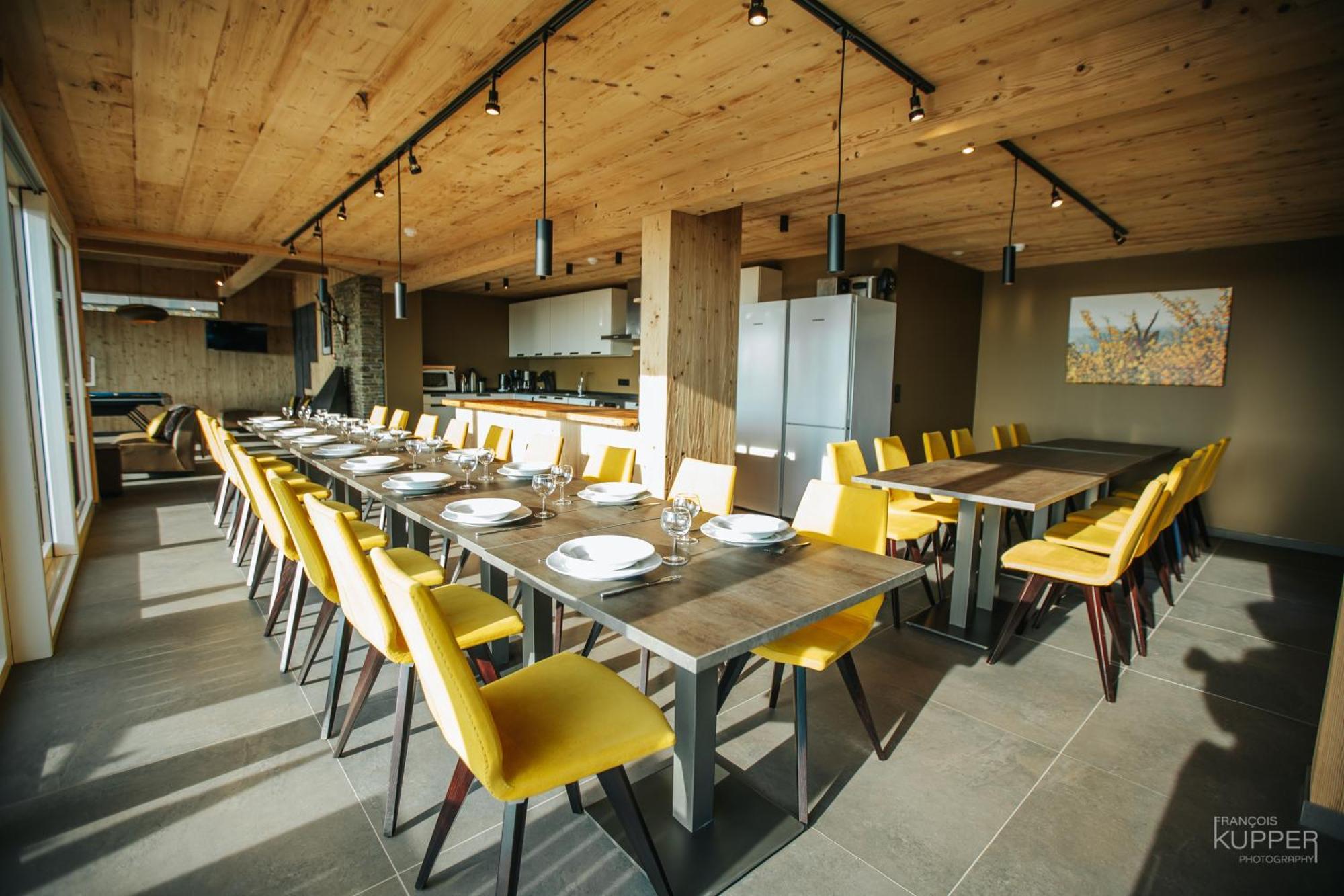 Villa Le Noir Flohay 30 Pers - Malmedy, Vue, Wellness Exterior foto